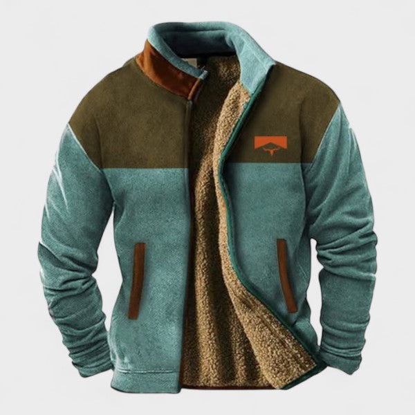 Adrien | elegante Fleecejacke für Herren mit thermischer Fütterung