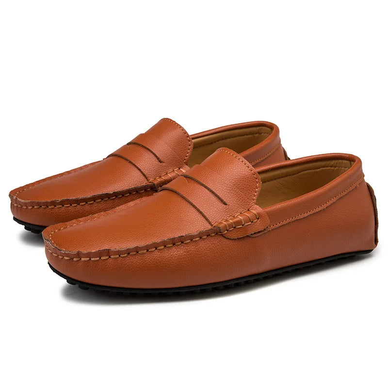 Sommer Mokassins aus Leder