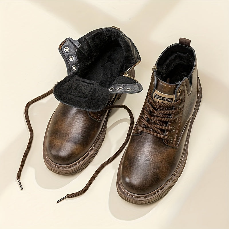 Alex | Vintage-Stiefel mit Schnürsenkeln