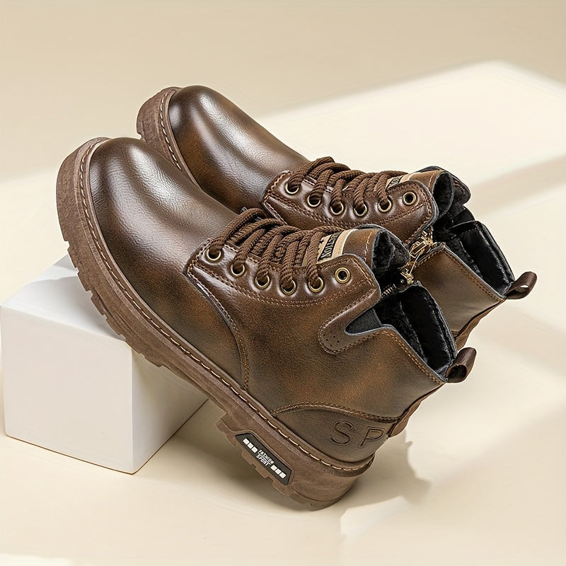 Alex | Vintage-Stiefel mit Schnürsenkeln