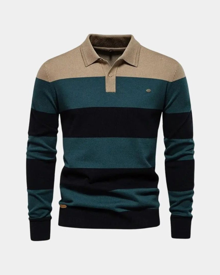 Allan | Sweatshirt mit halbem Reißverschluss