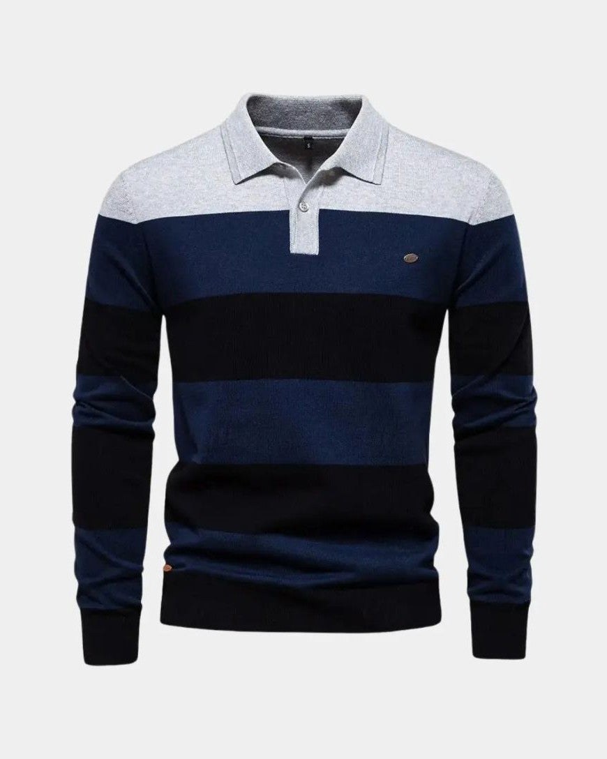 Allan | Sweatshirt mit halbem Reißverschluss