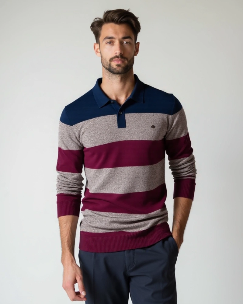 Allan | Sweatshirt mit halbem Reißverschluss