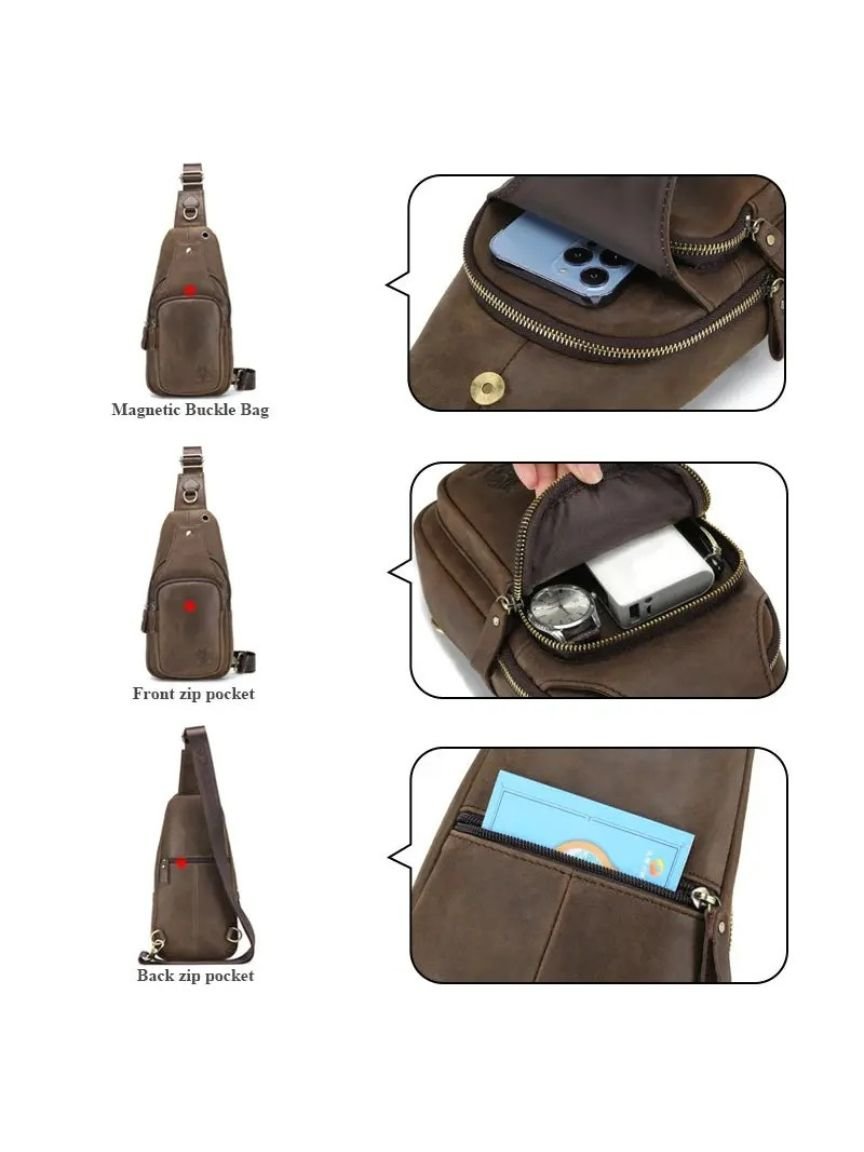 Anders | Essentielle Schultertasche aus Leder