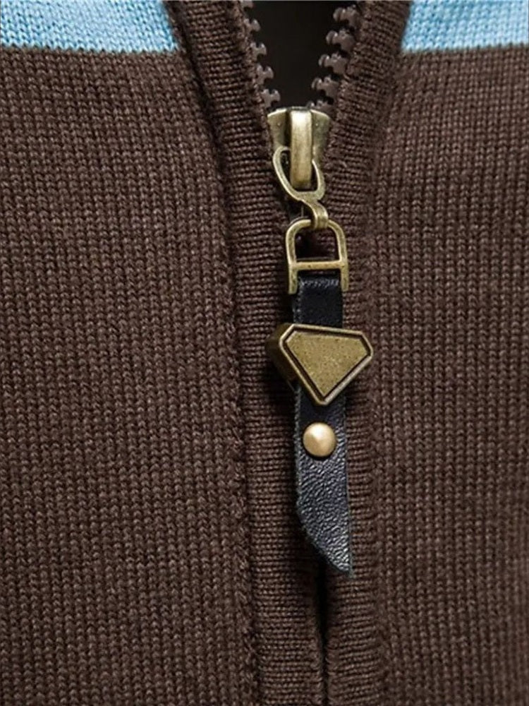 Anders | Strickjacke mit Reißverschluss