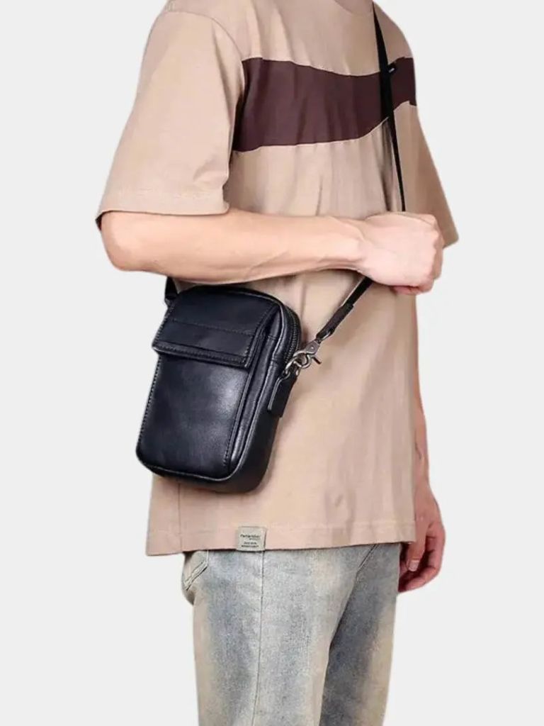 Andreas | Schultertasche aus Leder