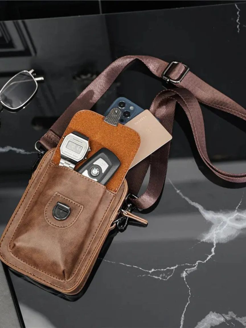 Anton | Mini Vintage Schultertasche