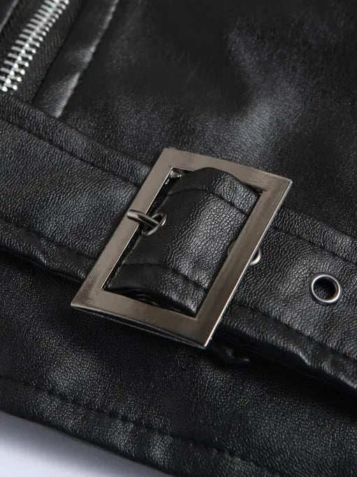 Austin | klassische Biker-Lederjacke