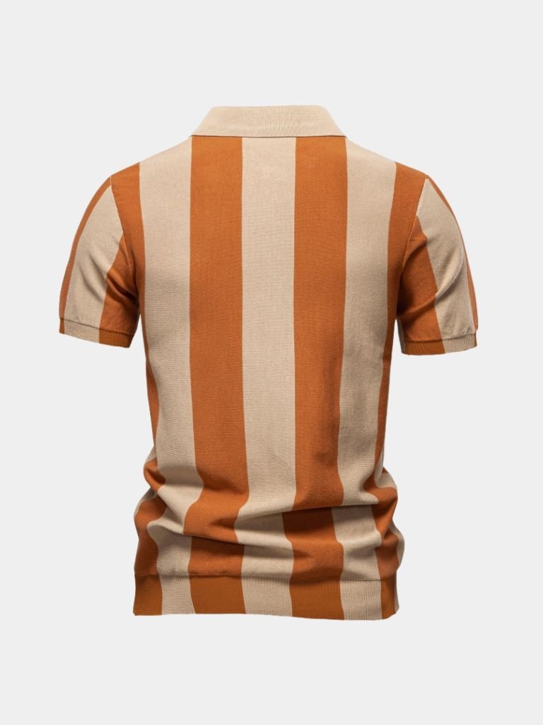 Bo | Marine gestreiftes Polo