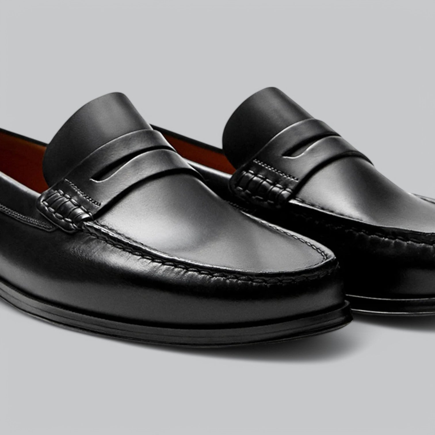 Elegante Mokassins aus Leder