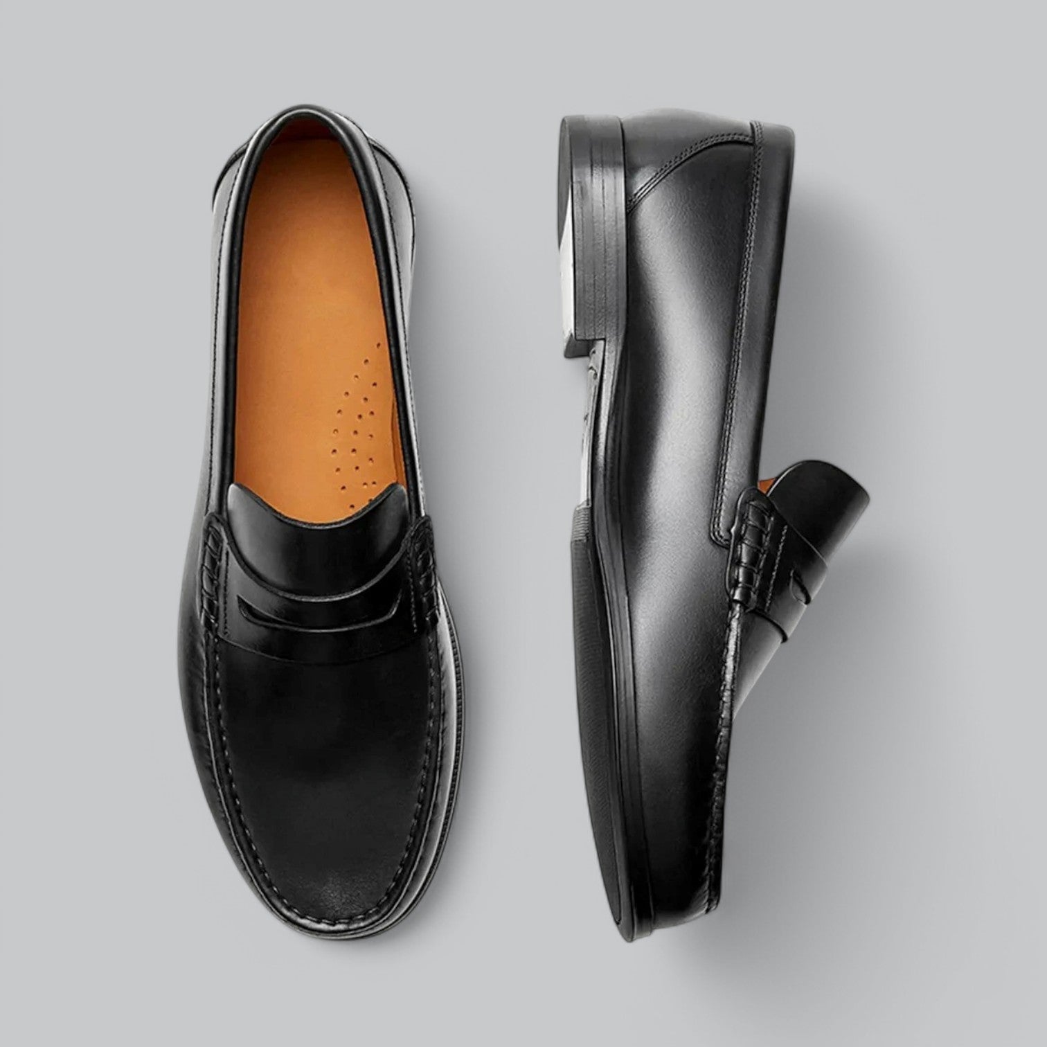 Elegante Mokassins aus Leder