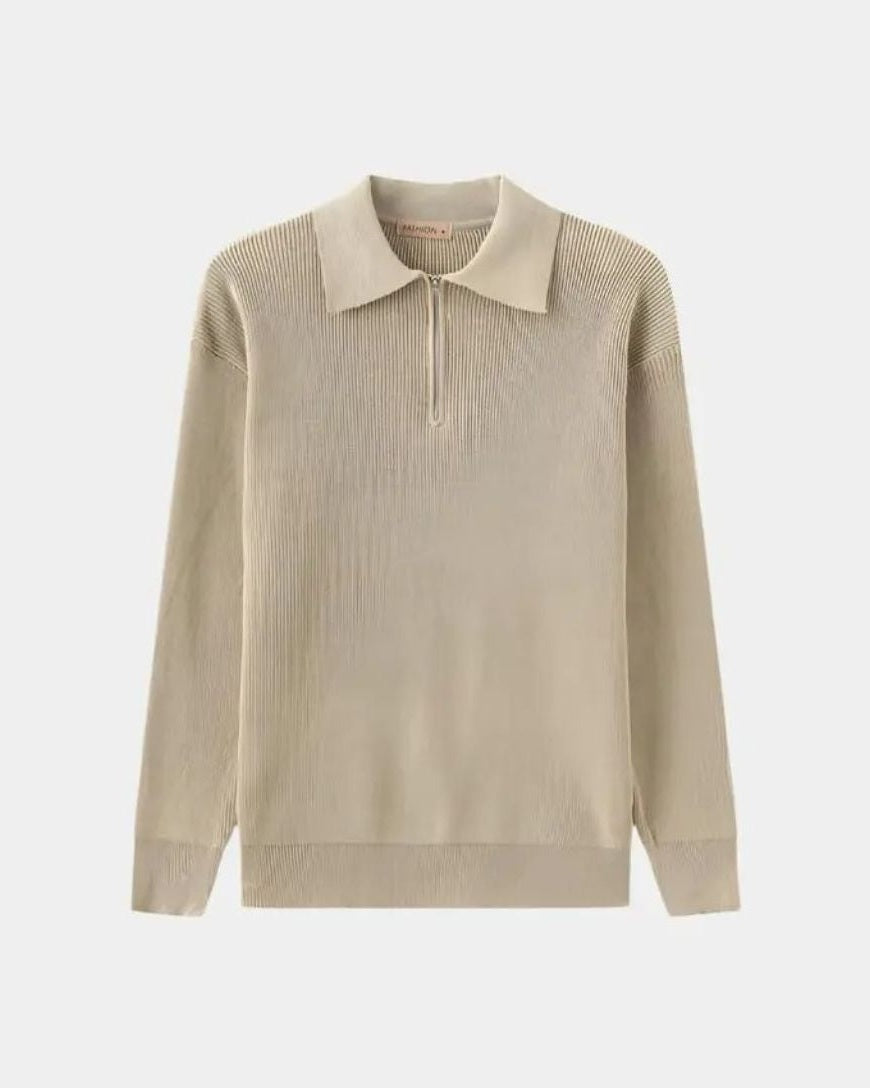 David | Polo-Pullover mit Reißverschluss