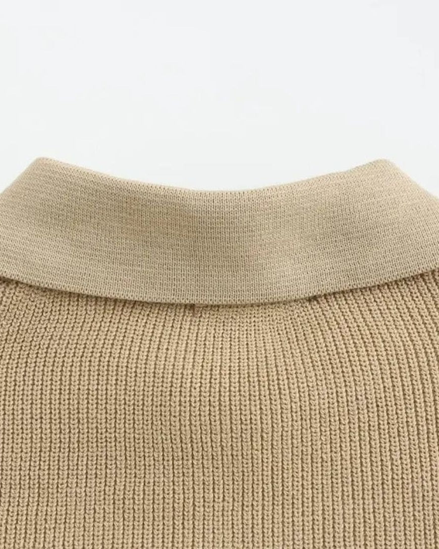 David | Polo-Pullover mit Reißverschluss