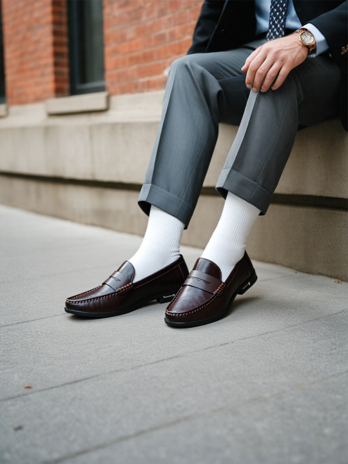 Elegante Premium-Mokassins aus Leder