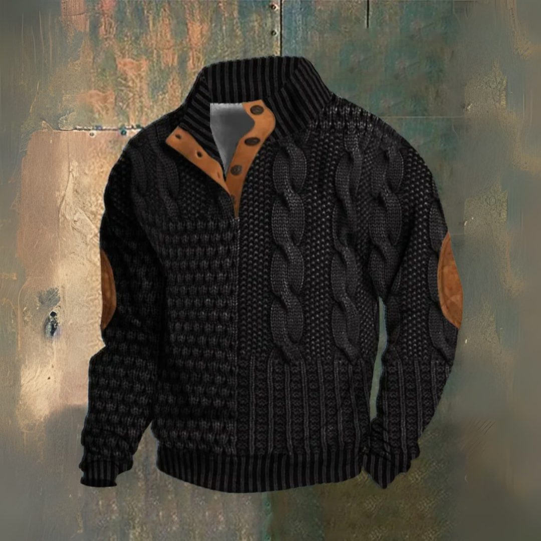 Éloi | eleganter Pullover mit hohem Kragen