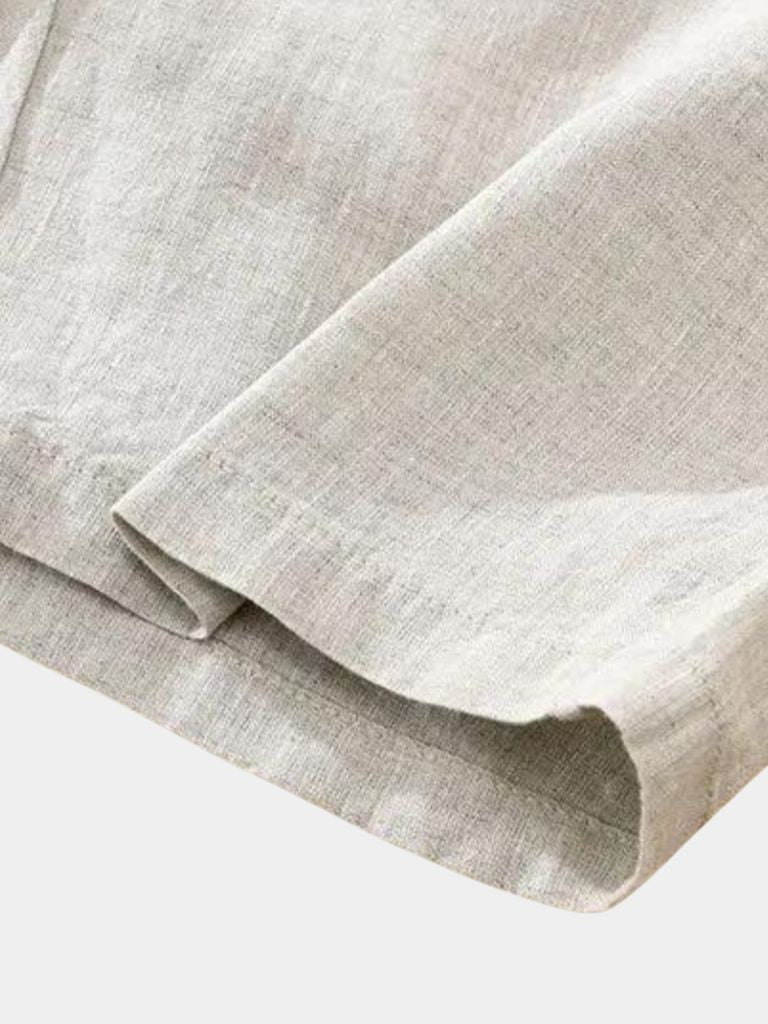 Felix | kurze Leinenhose in Himmelblau