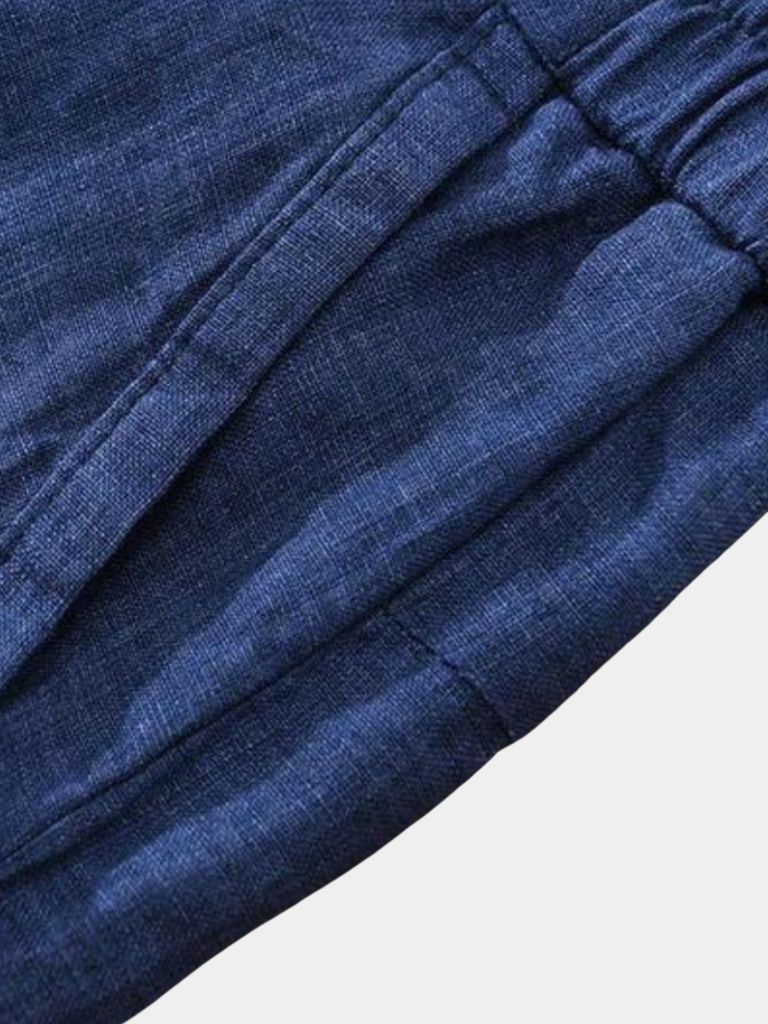 Felix | kurze Leinenhose in Himmelblau