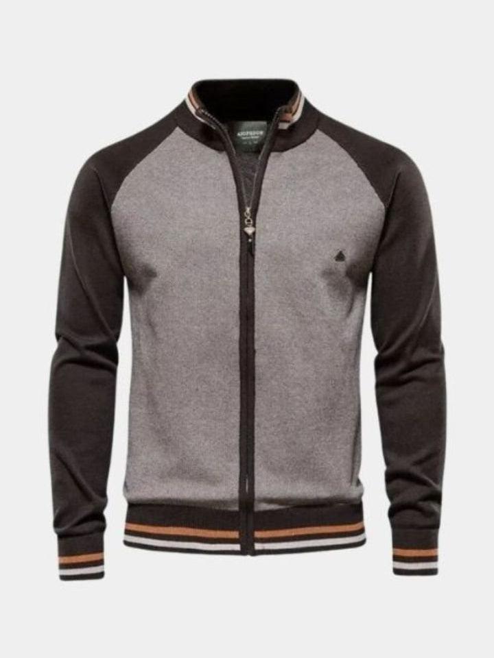 Felix | Strickjacke aus Wolle mit Reißverschluss