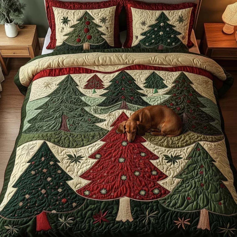 3 részes párnázott ágynemű szett - Az öröm erdeje