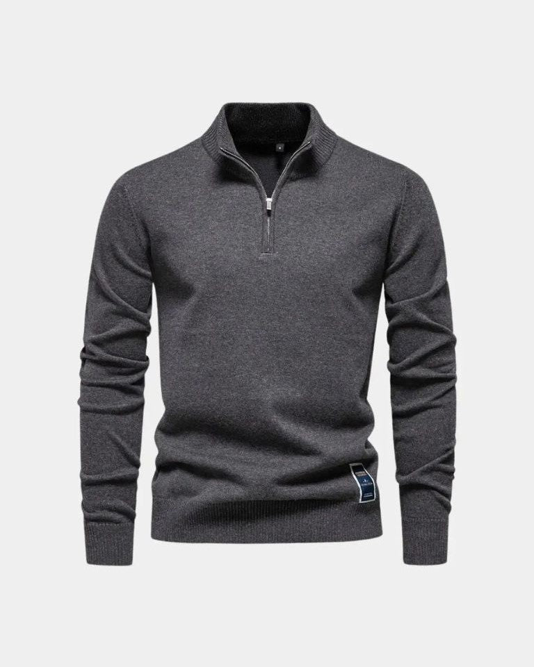 Frederik | Sweatshirt mit Reißverschluss