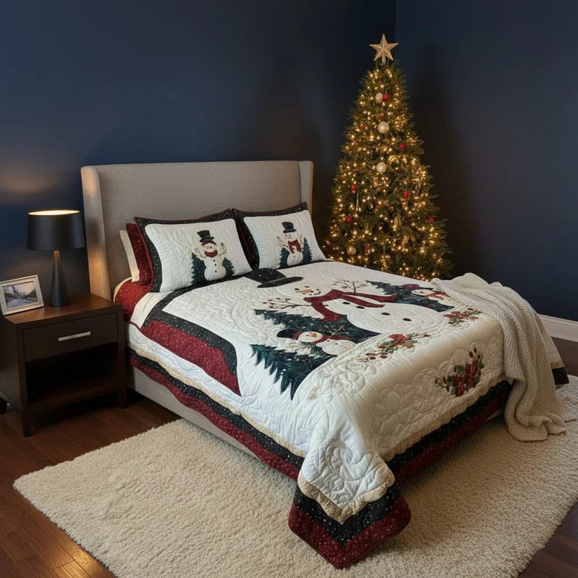 3 részes párnázott ágynemű szett - Fagyos Barátok