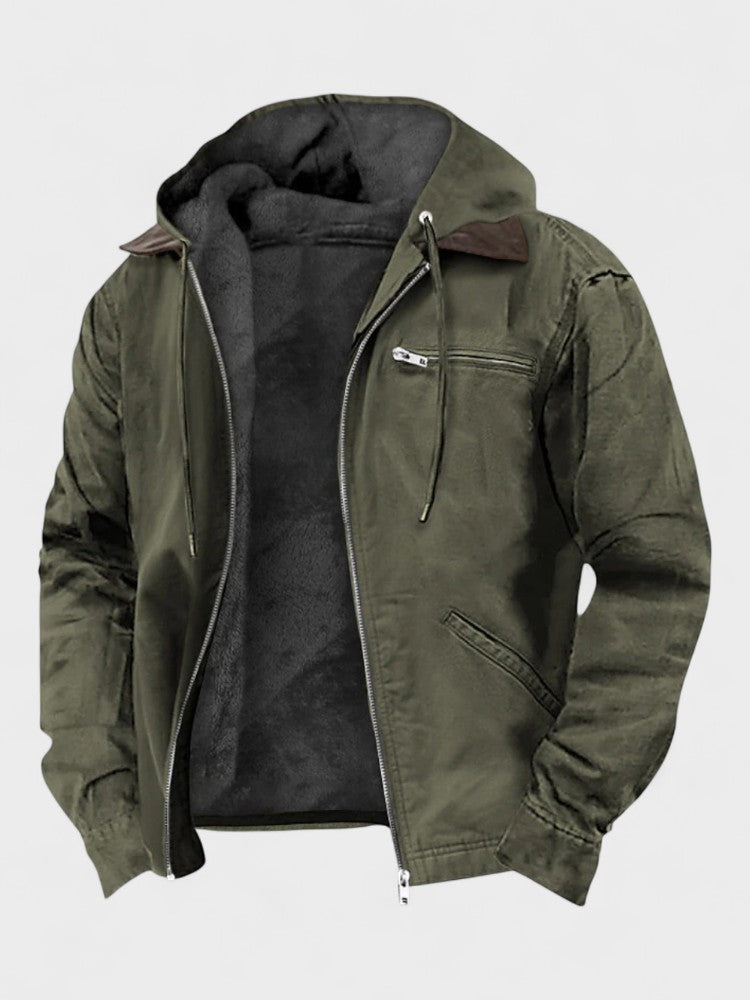 Gaspard | elegante Kapuzenjacke mit Reißverschluss