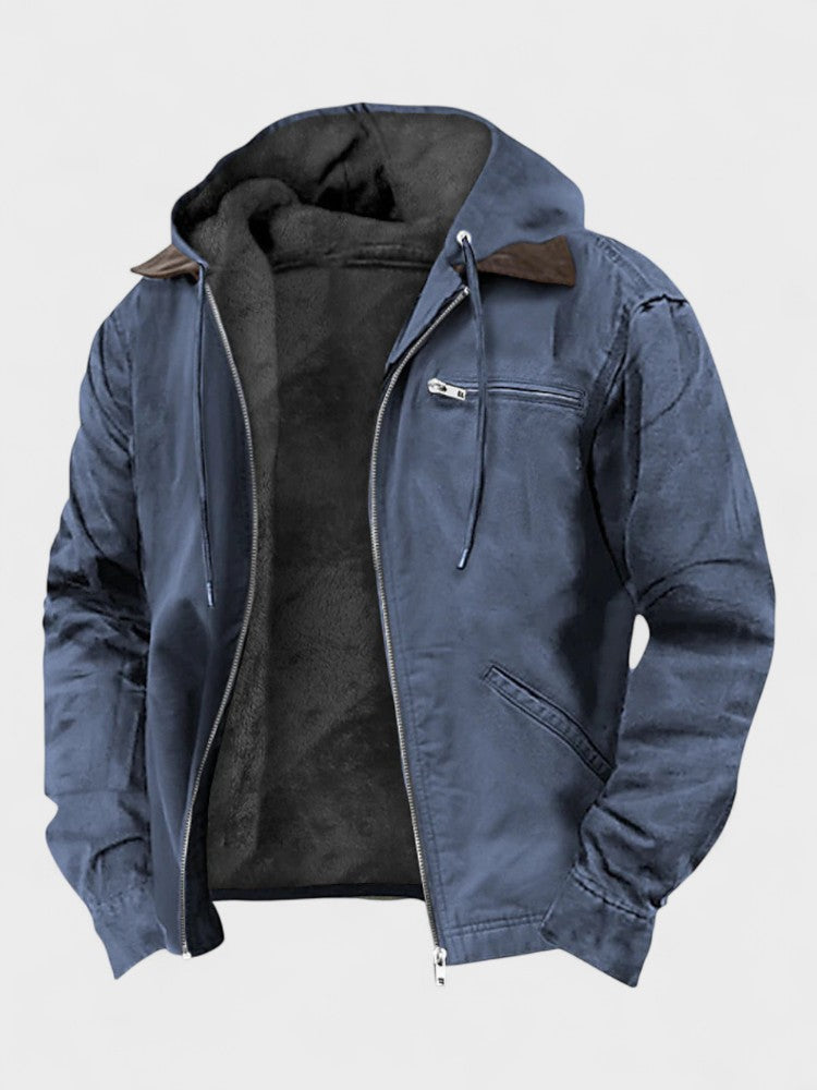 Gaspard | elegante Kapuzenjacke mit Reißverschluss