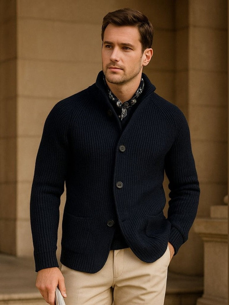 Henrik | Strickjacke mit Knöpfen