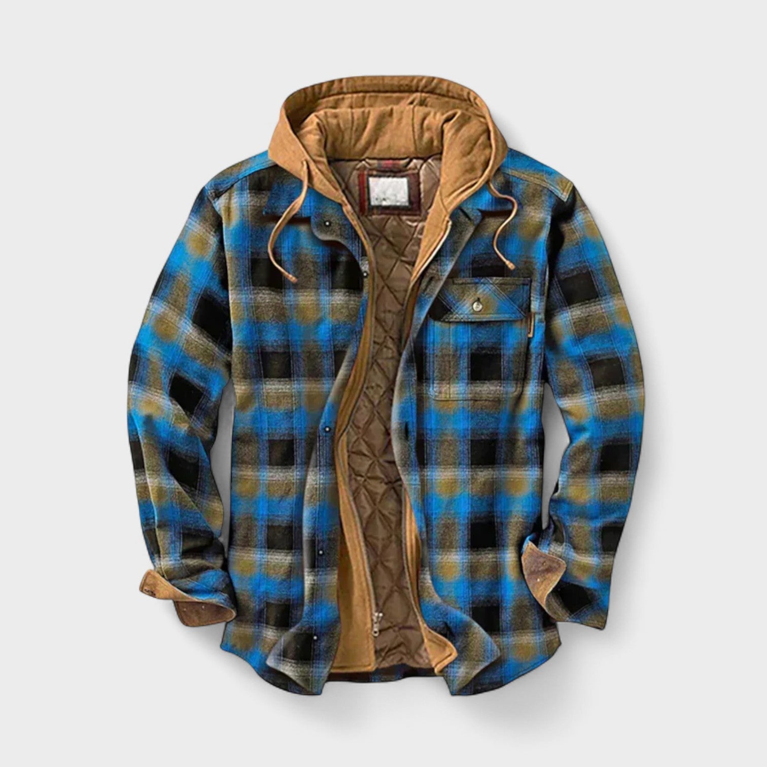 Holger | gesteppte Patchworkjacke