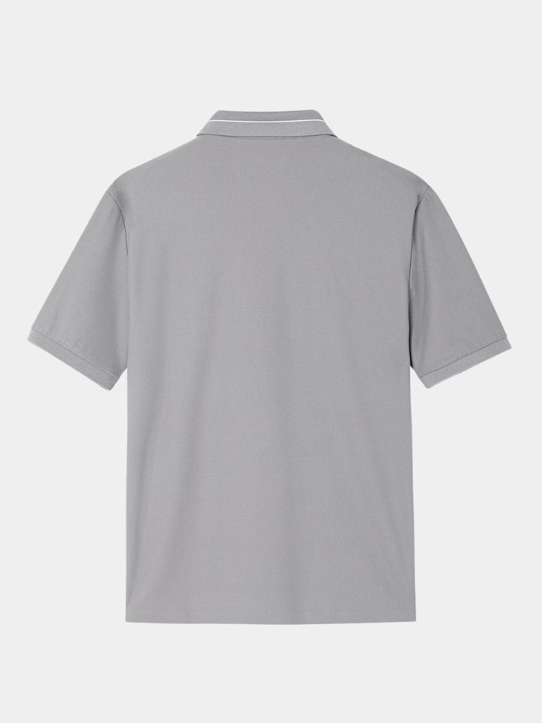 Klaus | Stahlgraues Polo