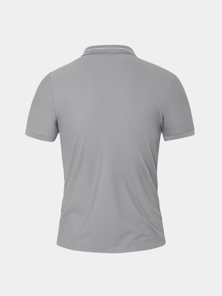 Klaus | Stahlgraues Polo