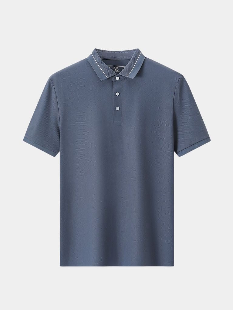 Klaus | Stahlgraues Polo
