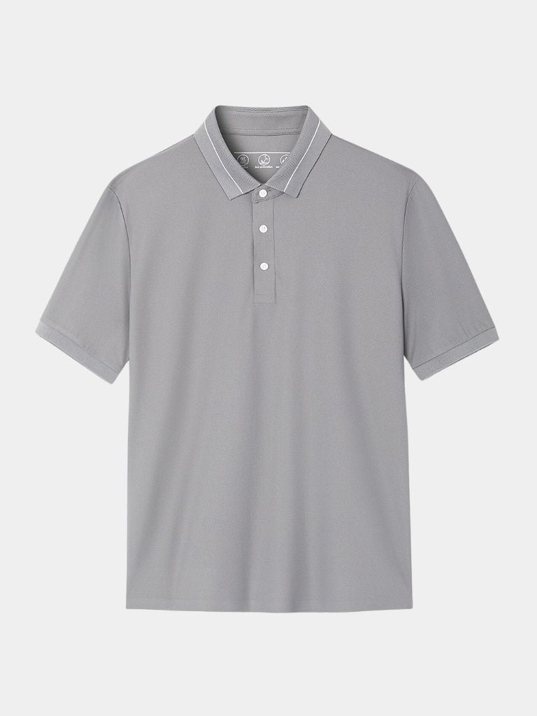 Klaus | Stahlgraues Polo