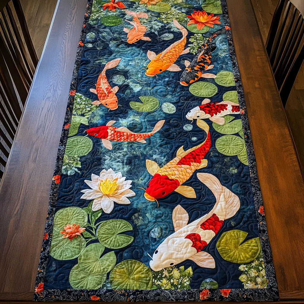 Tömörített asztali futó - Koi álom