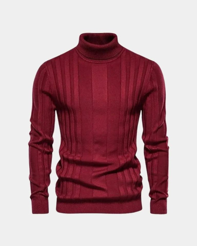 Lucas | Pullover mit hohem Kragen