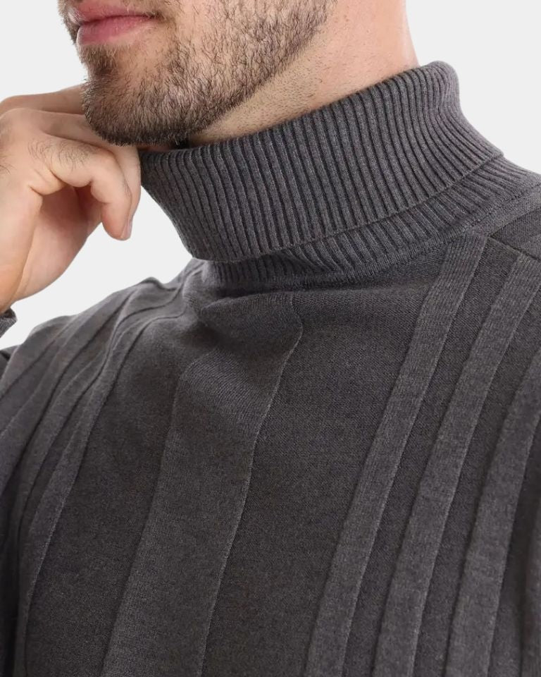 Lucas | Pullover mit hohem Kragen