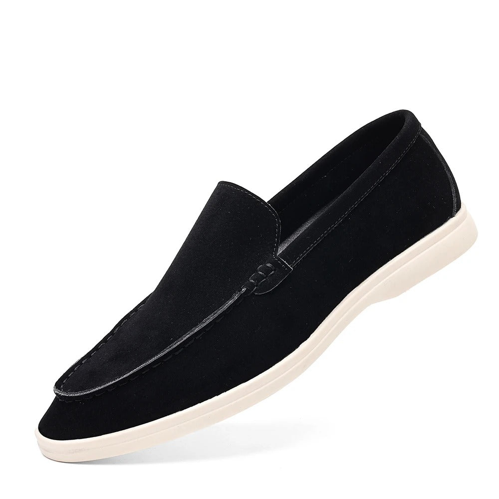Luxus-Suede-Mokassins