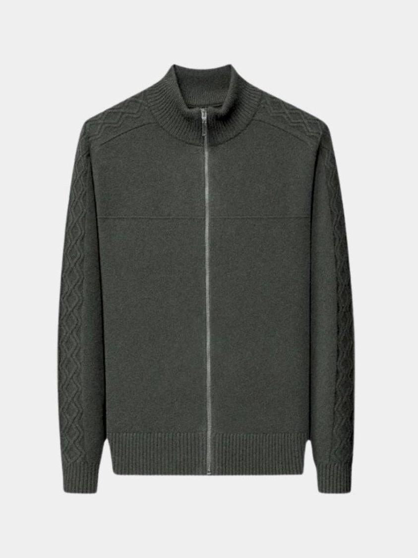 Magnus | Kaschmirpullover mit Reißverschluss