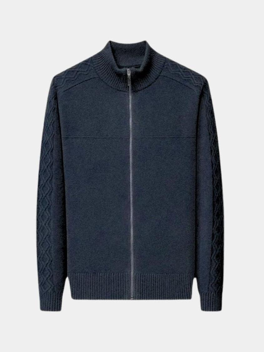 Magnus | Kaschmirpullover mit Reißverschluss