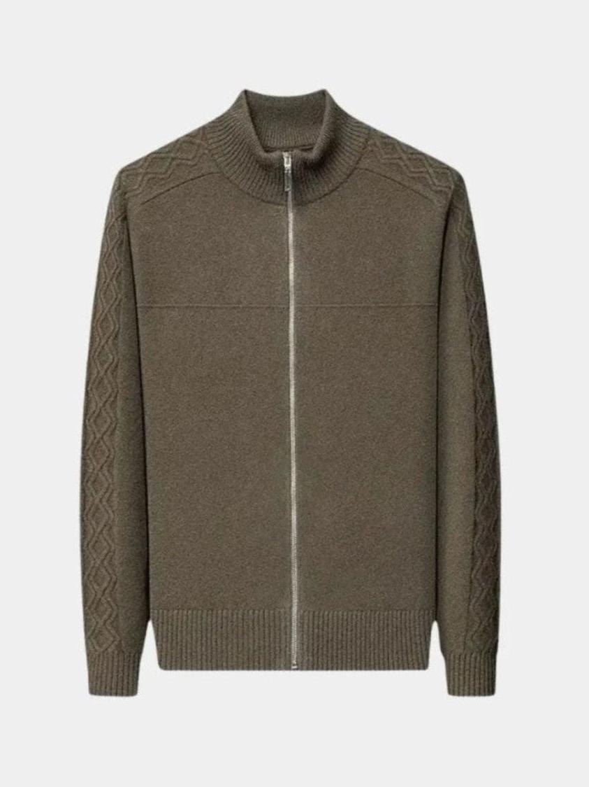 Magnus | Kaschmirpullover mit Reißverschluss