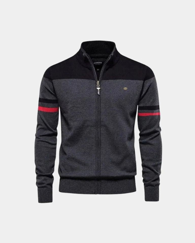 Mathias | Cardigan mit Reißverschluss