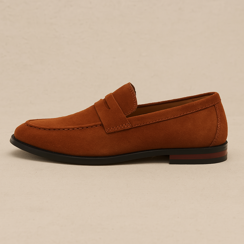 Old Money Wildleder Penny Loafer