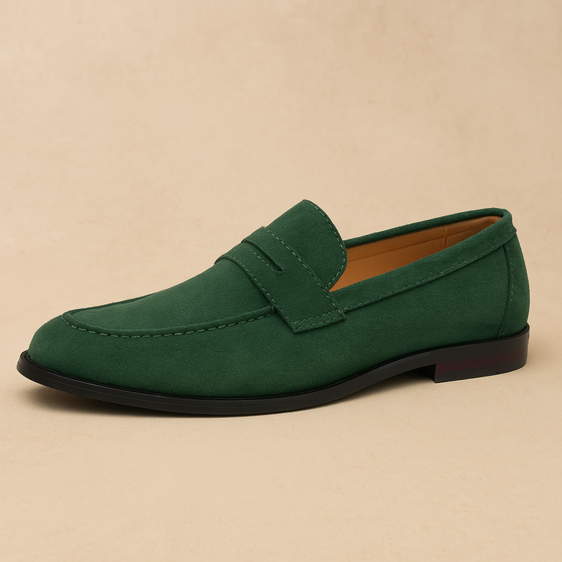 Old Money Wildleder Penny Loafer