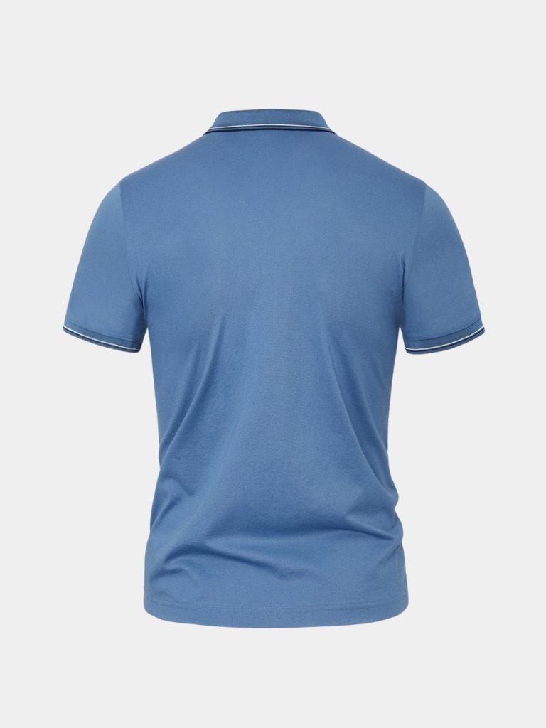 Ole | klassisches azurblaues Polo