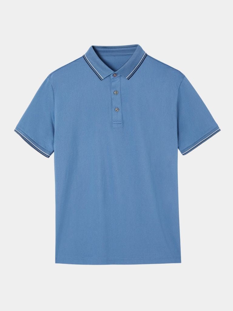 Ole | klassisches azurblaues Polo