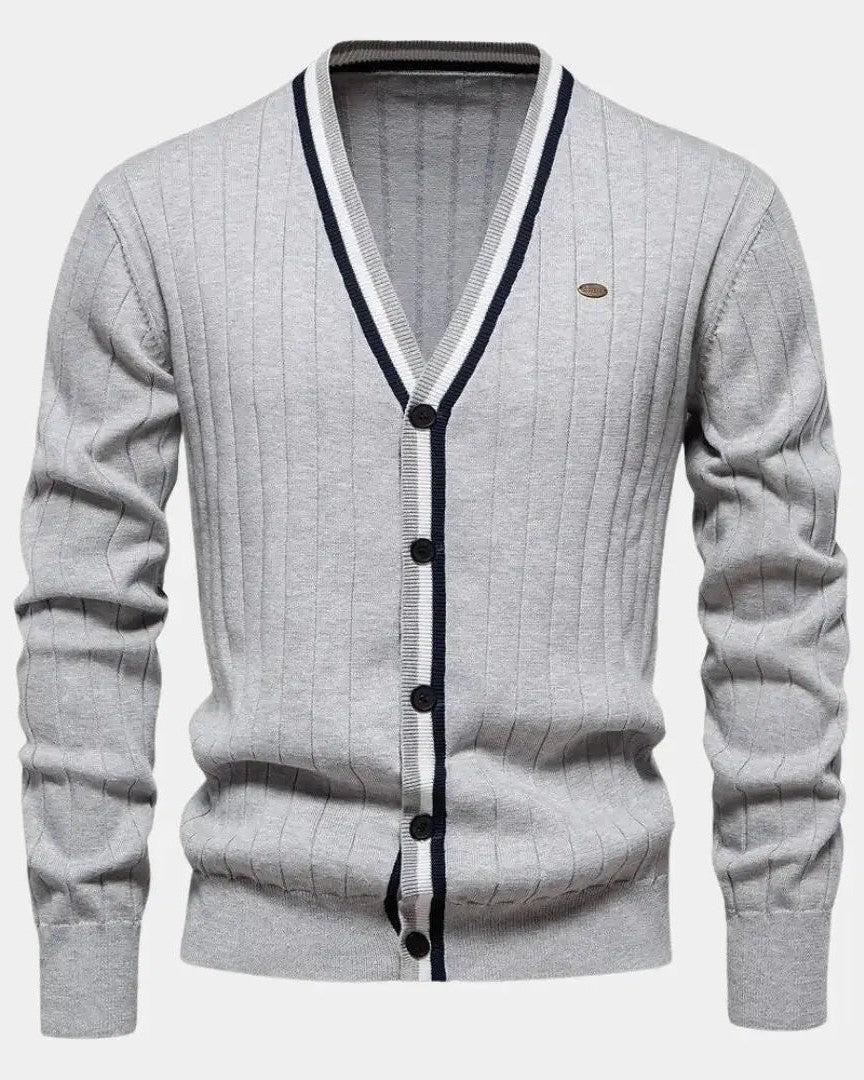 Oliver | Baumwollpullover mit Knöpfen