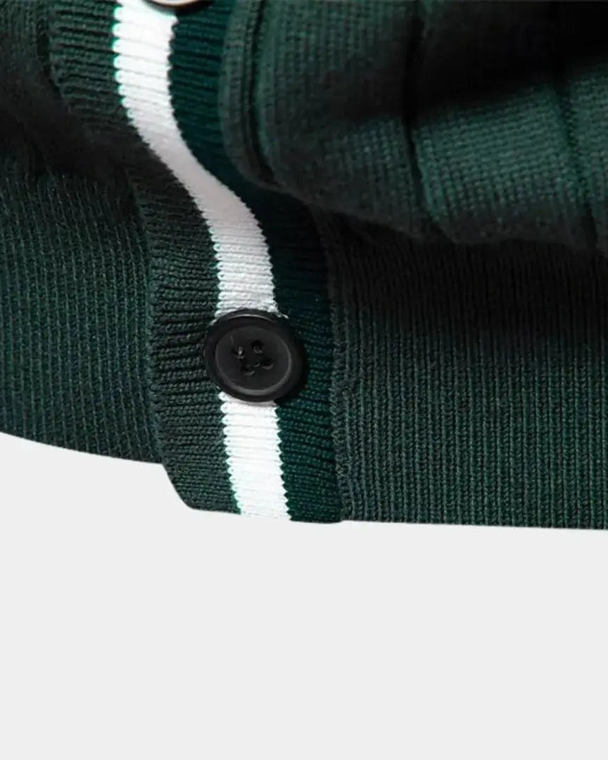 Oliver | Baumwollpullover mit Knöpfen