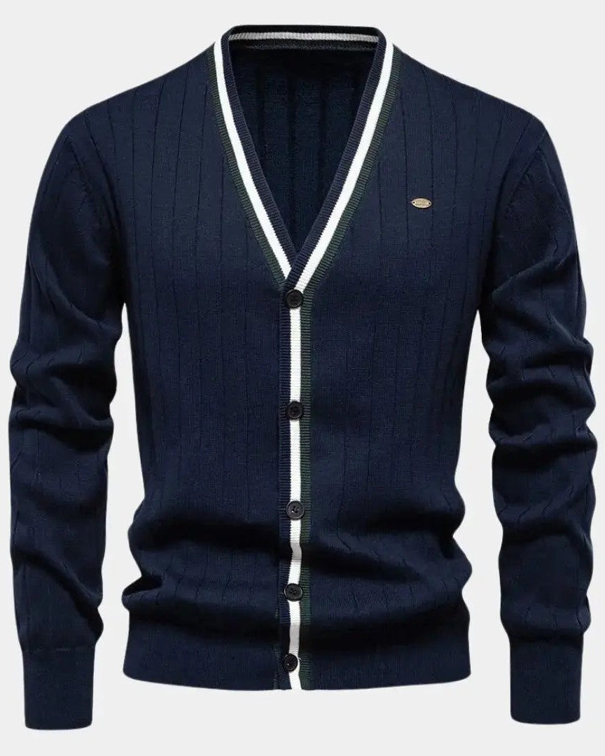 Oliver | Baumwollpullover mit Knöpfen