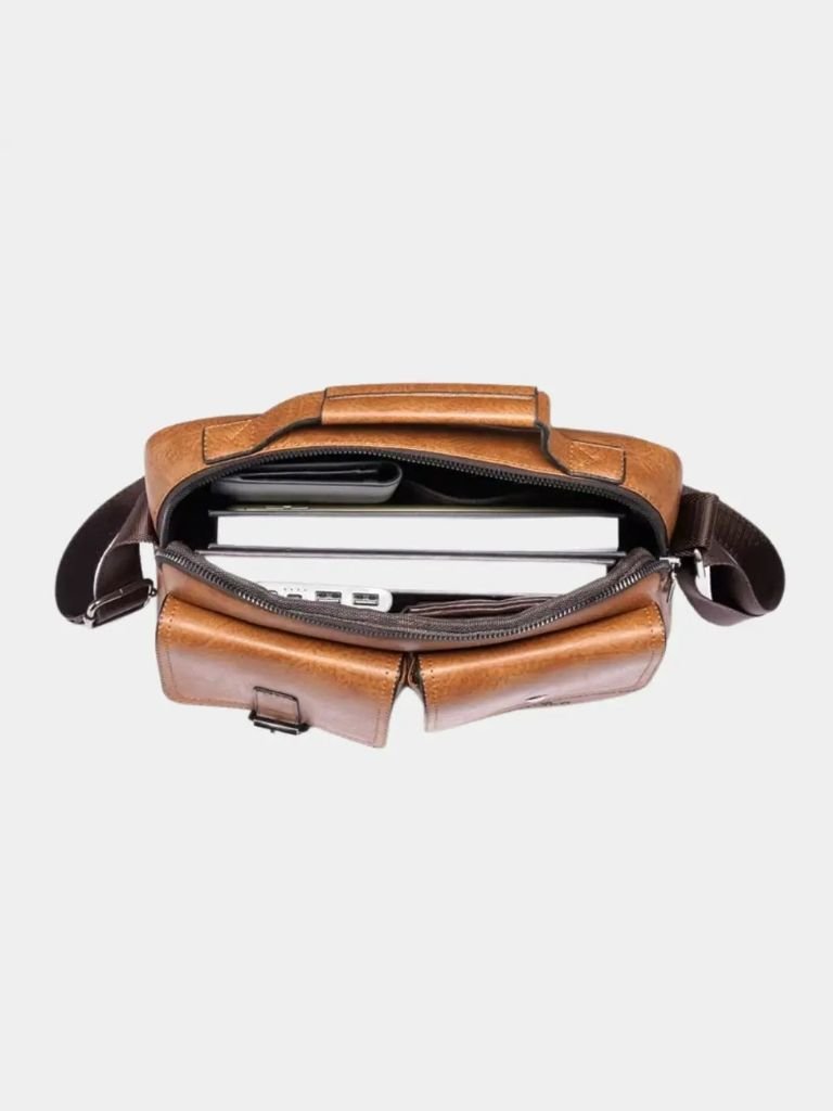Oliver | quadratische Retro-Schultertasche