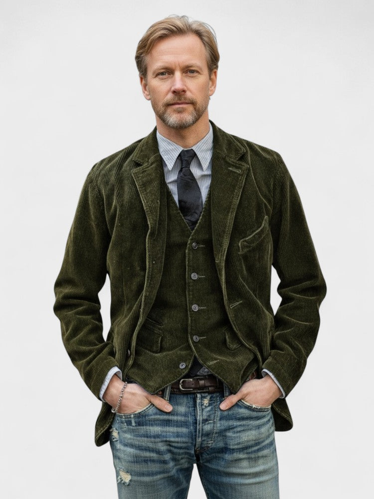 Radek | Vintage-Jacke und Weste